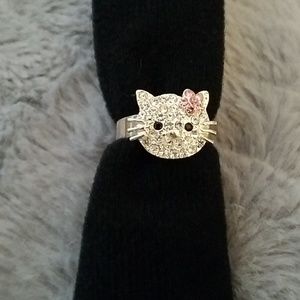 Hello Kitty Rhinestone Ring